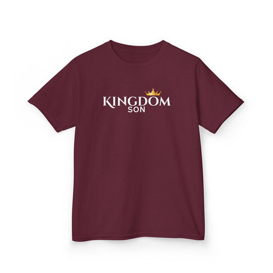 Kingdom Son Kids Tee — Crowned Christian Boys T-Shirt