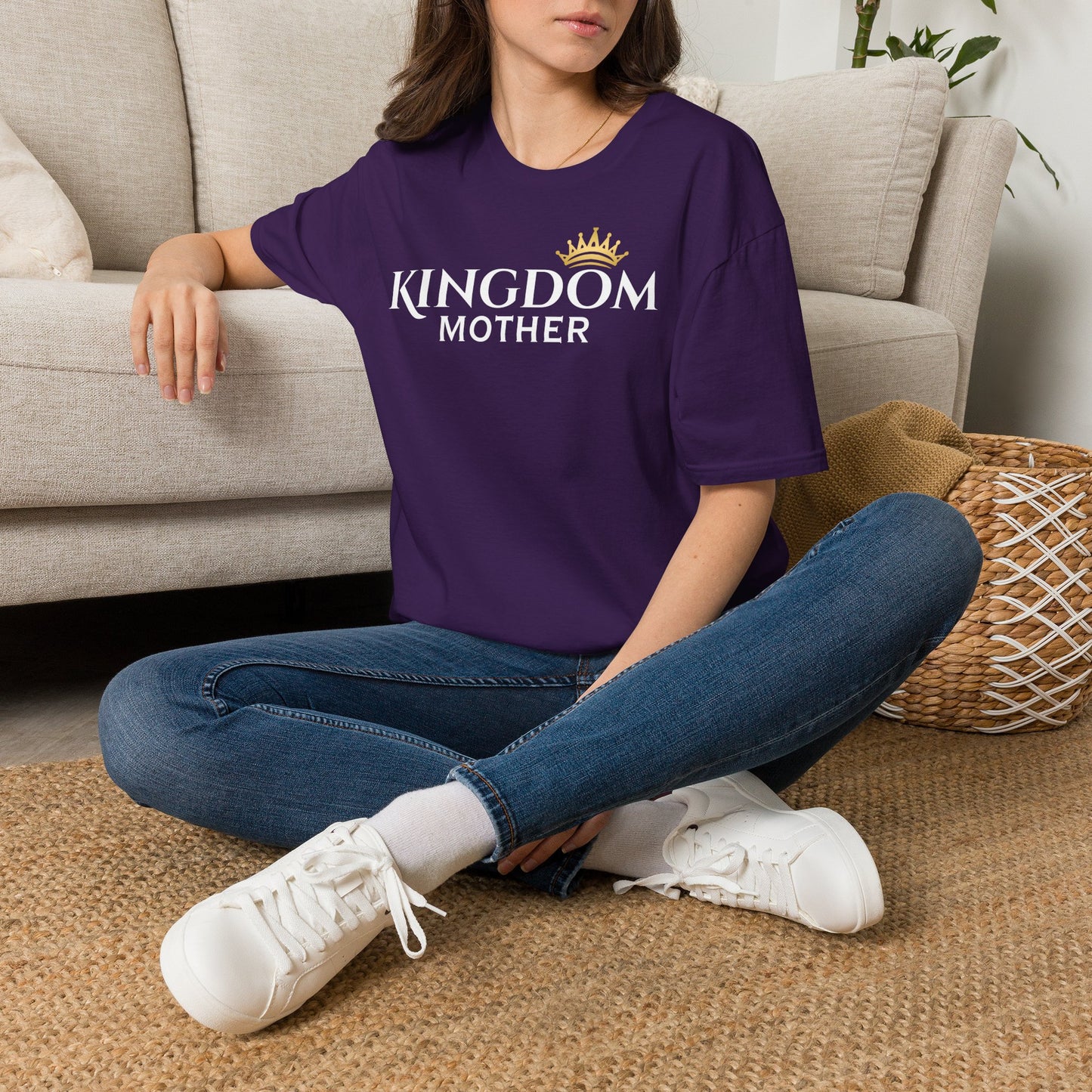 Kingdom Mother T-Shirt — Crowned Faith Mom Tee