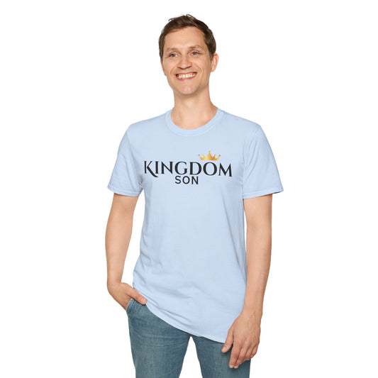Kingdom Son T-Shirt — Faith-Inspired Crown Tee for Christian Men & Boys