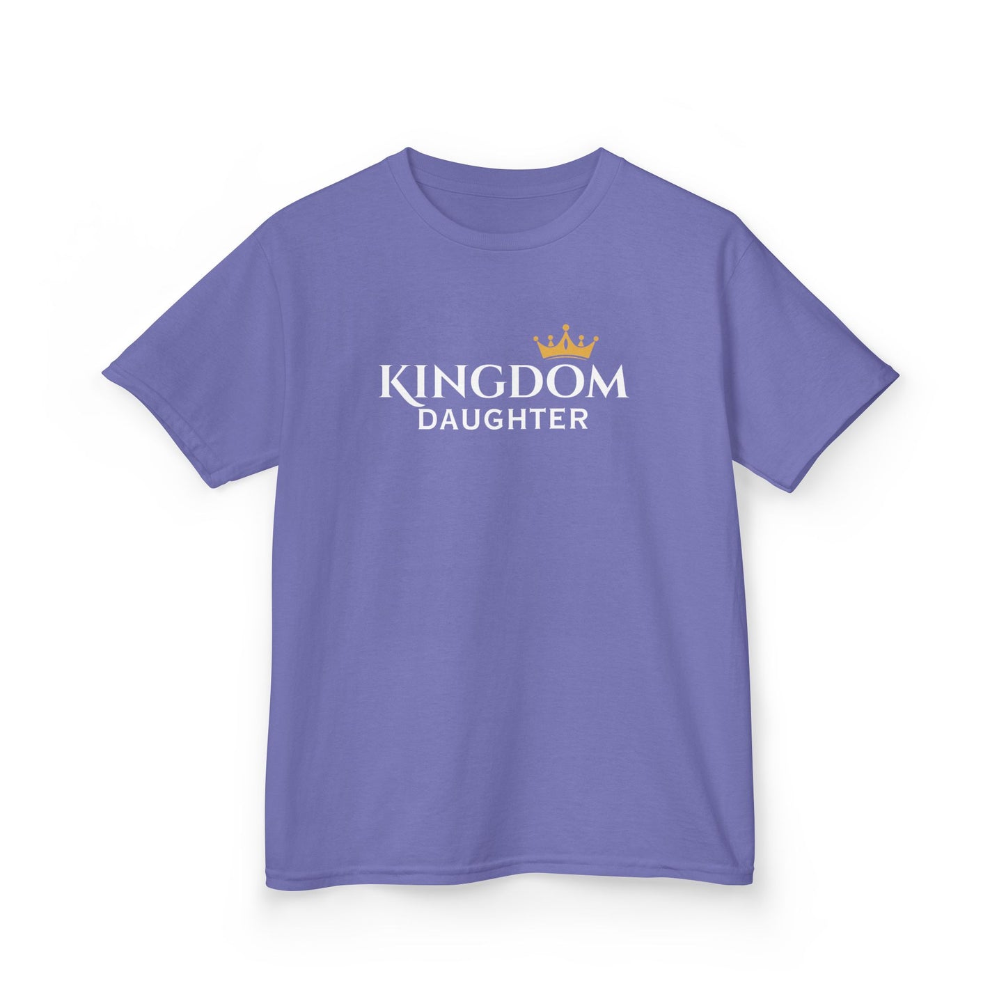 Kids Daughter Crown Tee — Little King/Queen Gold Crown Kids T‑Shirt