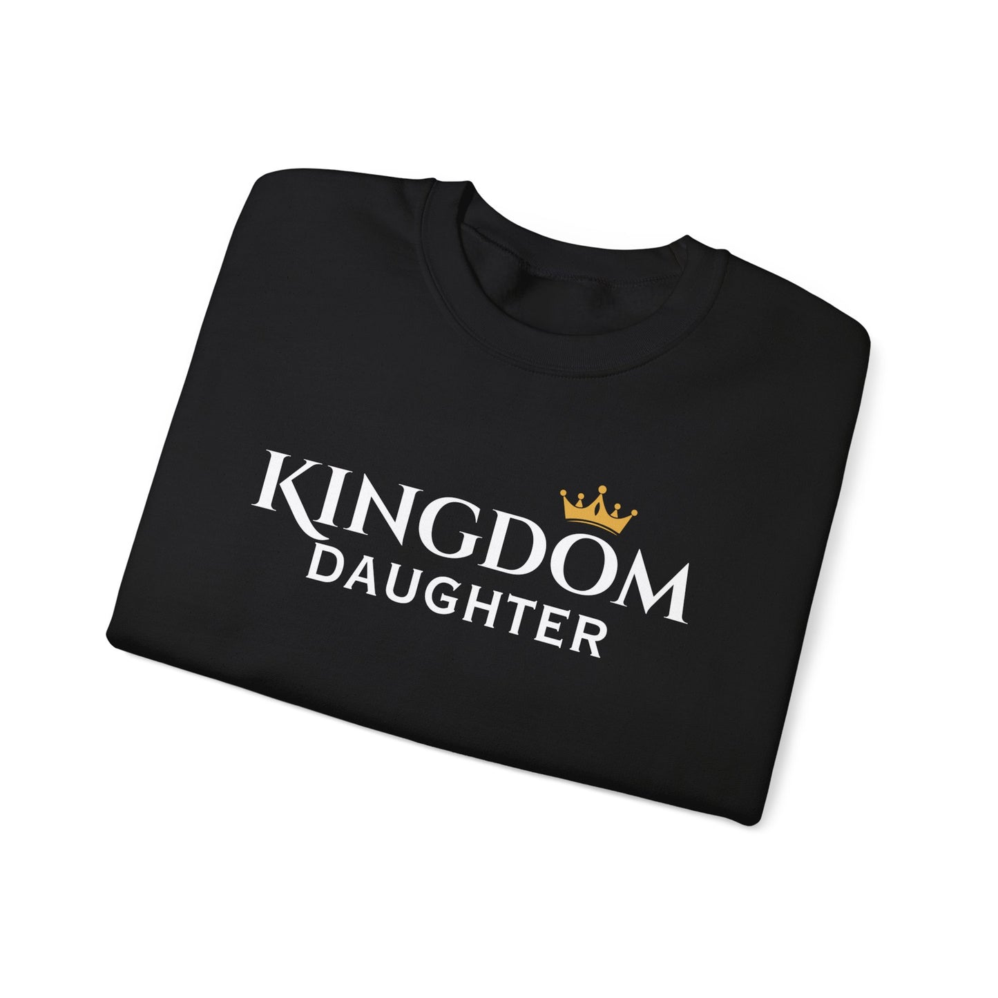 Kingdom Daughter Sweatshirt - Cozy Unisex Crewneck for Confident Women, Gifts for Sisters, Casual Wear, Faith Apparel, Everyday Comfort