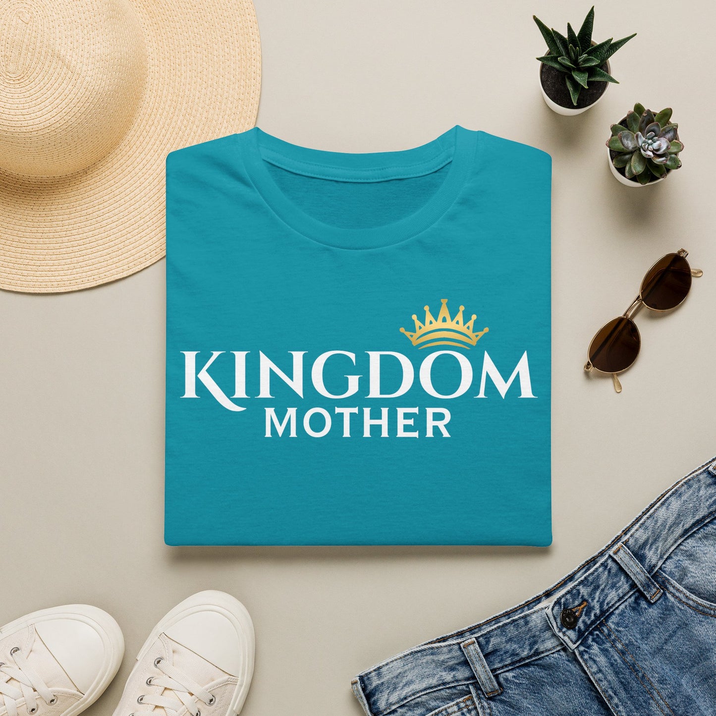 Kingdom Mother T-Shirt — Crowned Faith Mom Tee