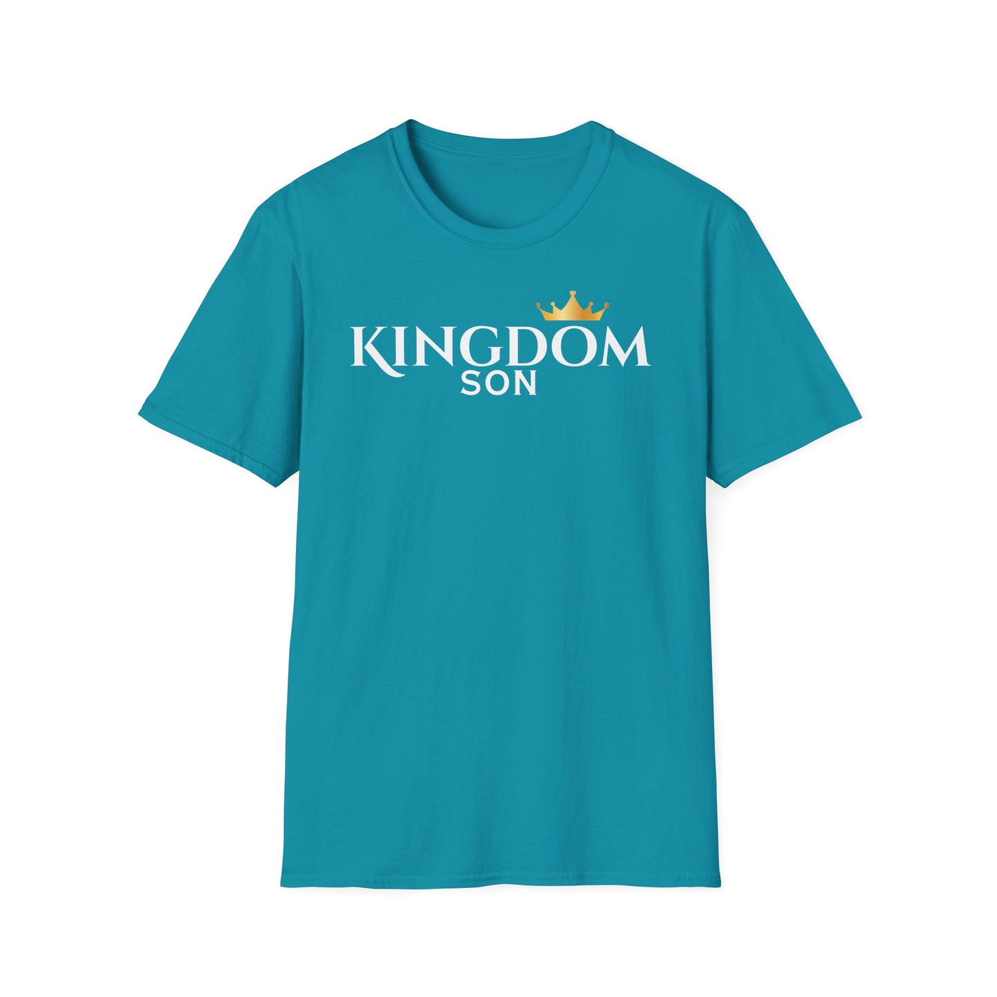 Gold Crown Minimalist T‑Shirt — Small Chest Crown Graphic Tee