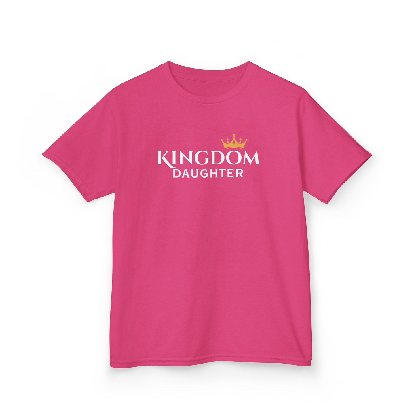 Kids Daughter Crown Tee — Little King/Queen Gold Crown Kids T‑Shirt