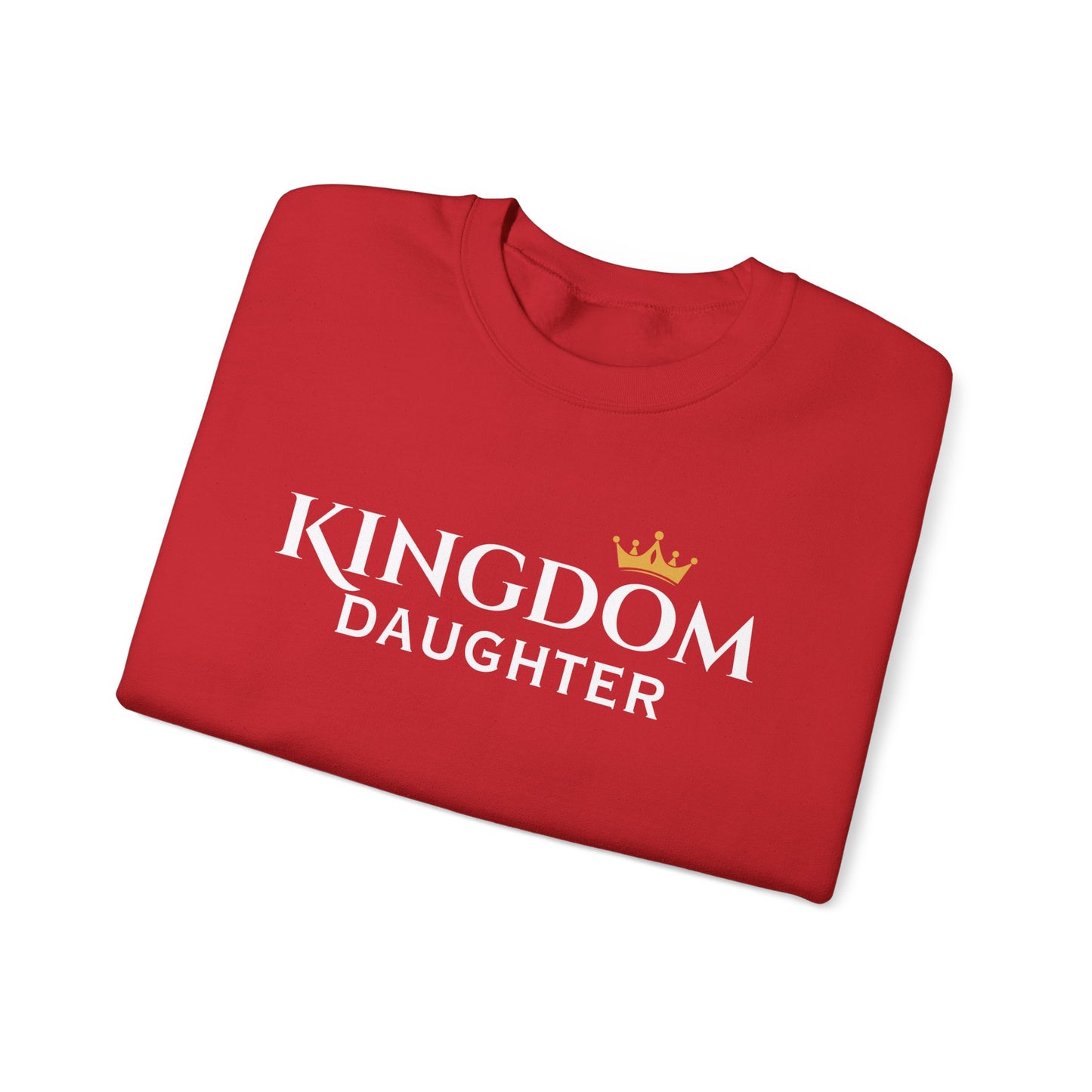 Kingdom Daughter Sweatshirt - Cozy Unisex Crewneck for Confident Women, Gifts for Sisters, Casual Wear, Faith Apparel, Everyday Comfort