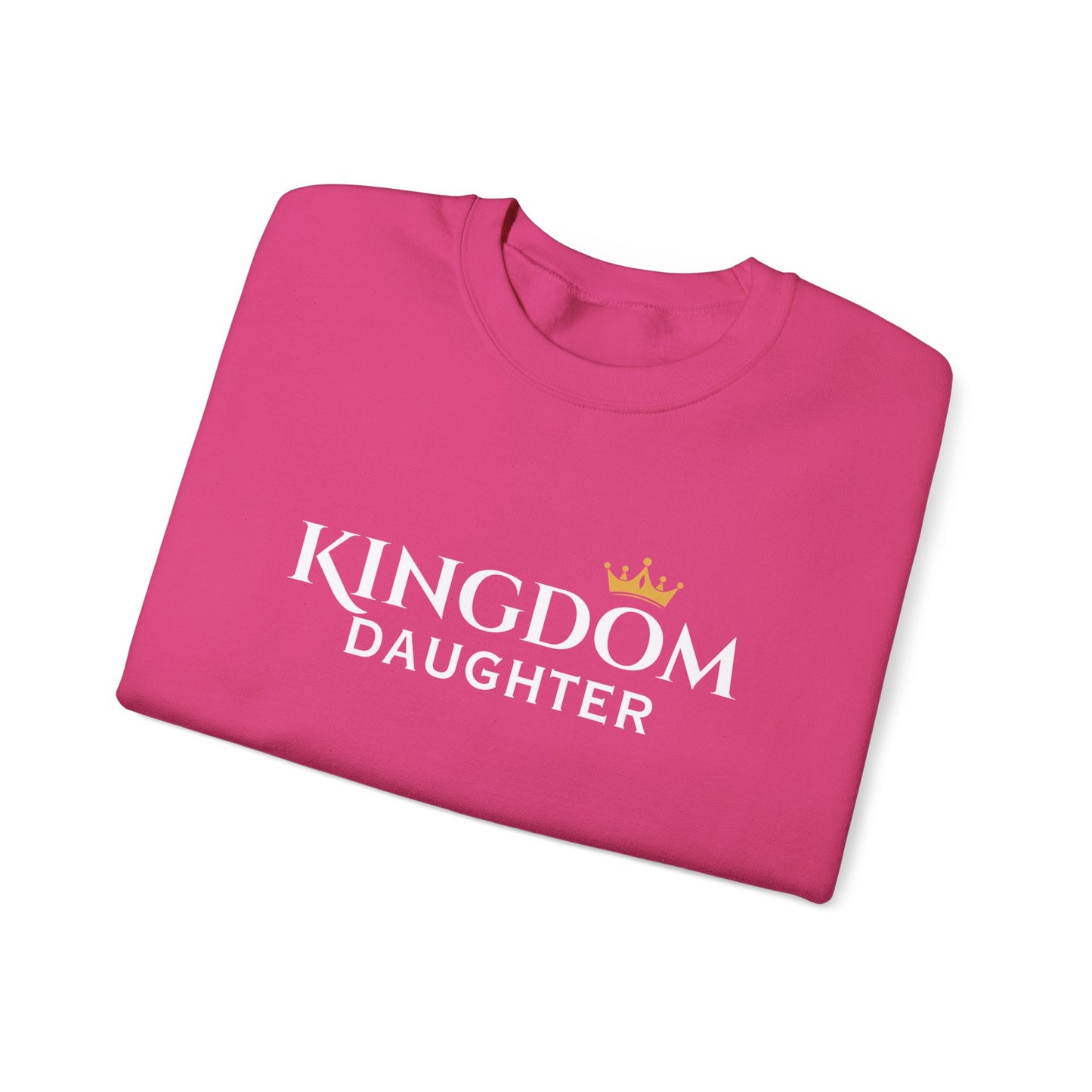 Kingdom Daughter Sweatshirt – Christian Faith Crown Crewneck