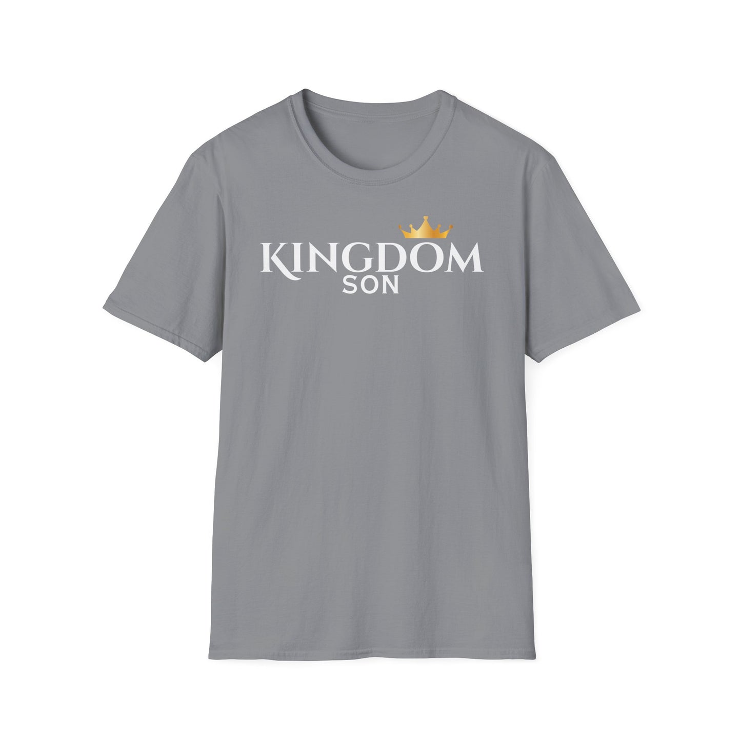 Gold Crown Minimalist T‑Shirt — Small Chest Crown Graphic Tee
