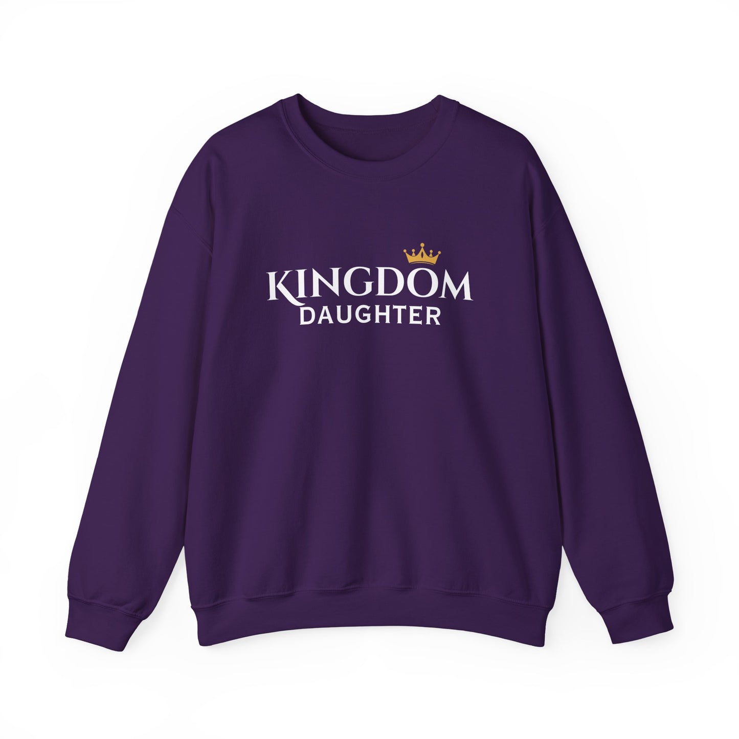 Kingdom Daughter Sweatshirt – Christian Faith Crown Crewneck