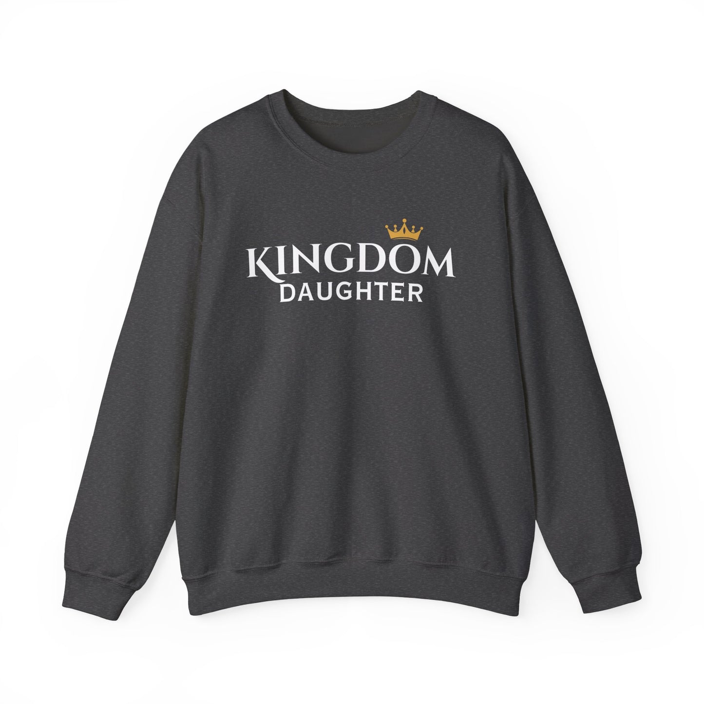 Kingdom Daughter Sweatshirt - Cozy Unisex Crewneck for Confident Women, Gifts for Sisters, Casual Wear, Faith Apparel, Everyday Comfort
