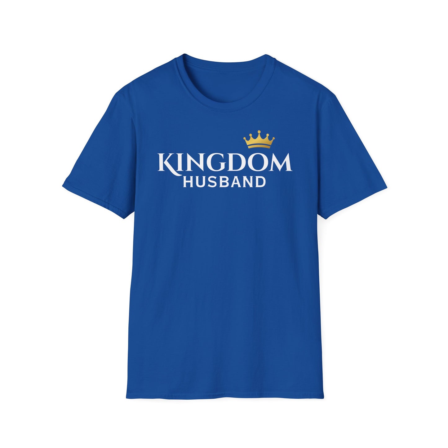 Kingdom Husband T-Shirt — Crown Graphic Faith-Based Tee for Christian Husbands