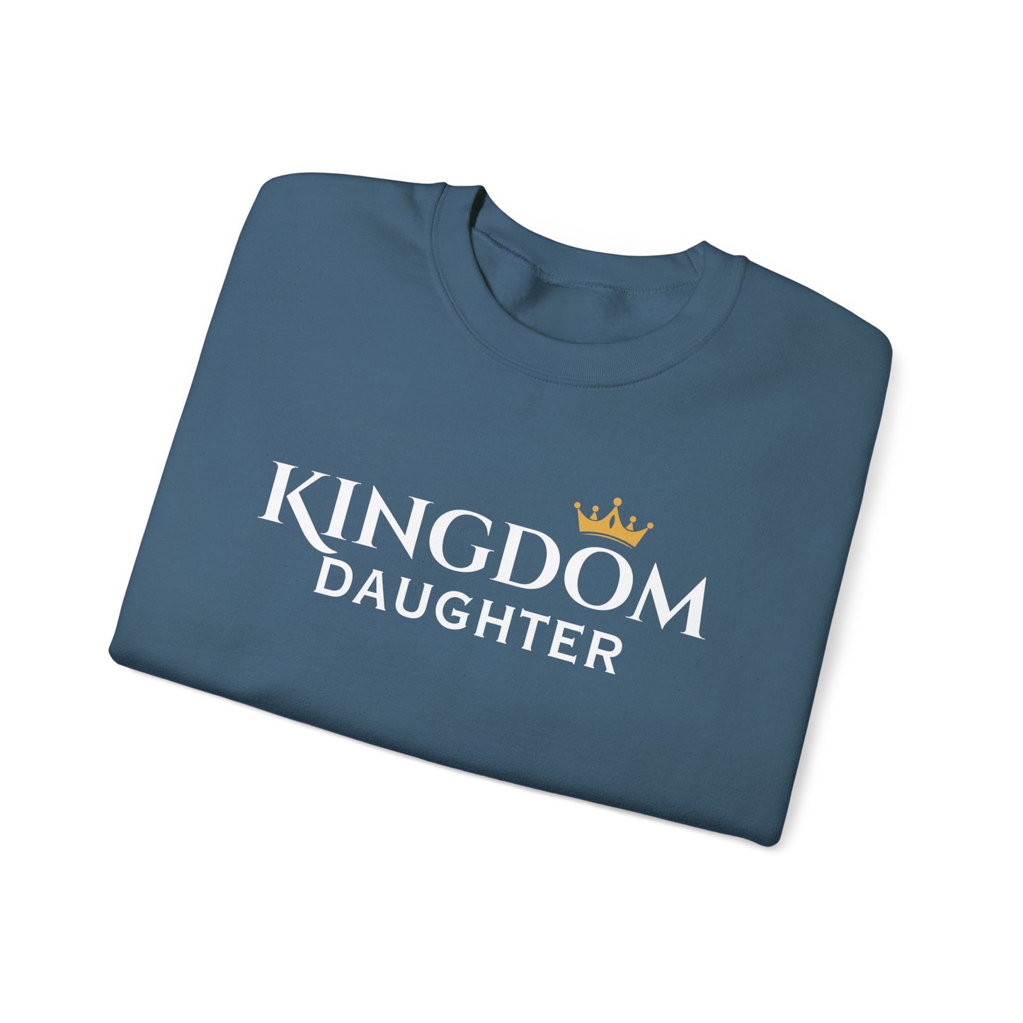 Kingdom Daughter Sweatshirt - Cozy Unisex Crewneck for Confident Women, Gifts for Sisters, Casual Wear, Faith Apparel, Everyday Comfort