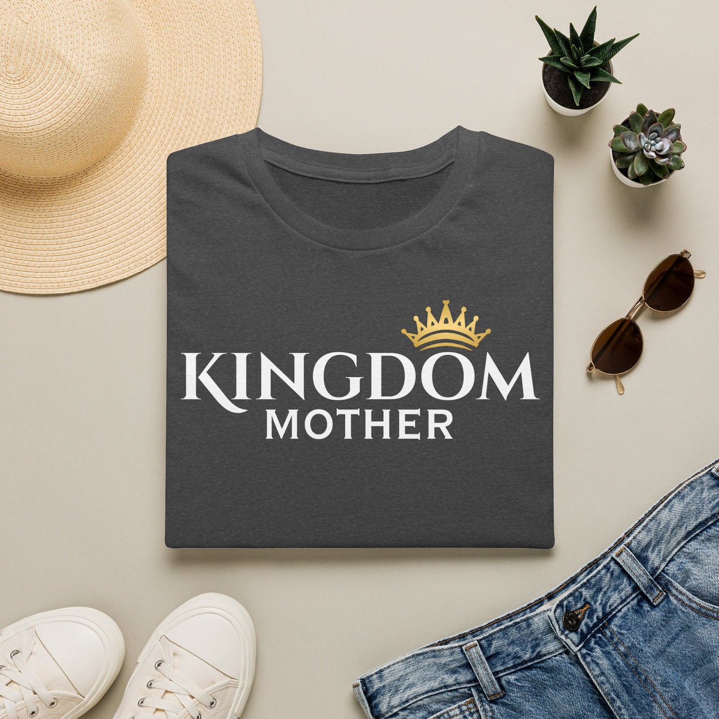 Kingdom Mother T-Shirt — Crowned Faith Mom Tee