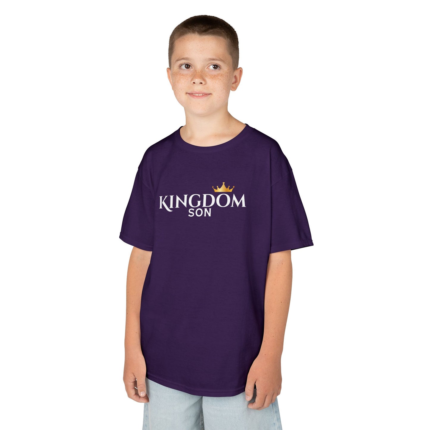 Kingdom Son Kids Tee — Crowned Christian Boys T-Shirt