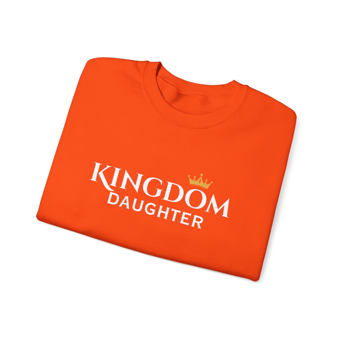 Kingdom Daughter Sweatshirt – Christian Faith Crown Crewneck