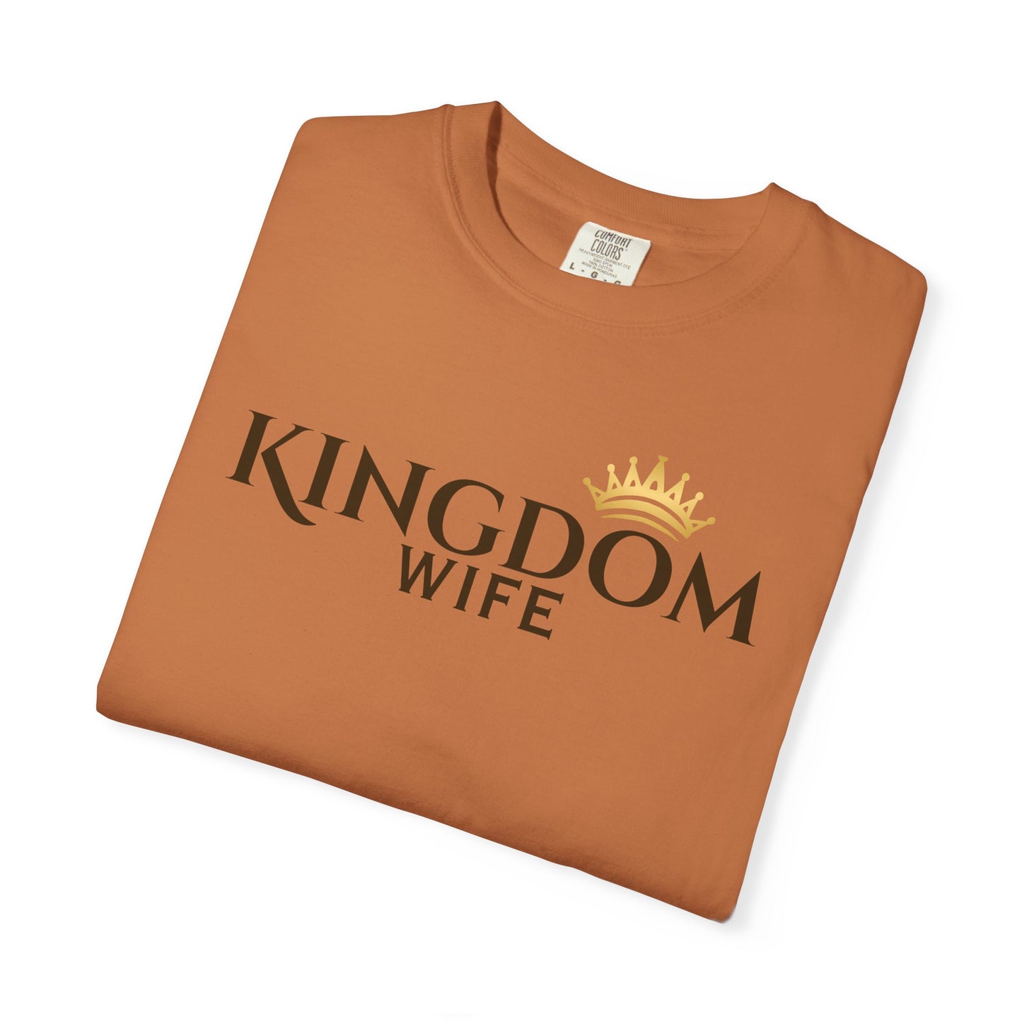Kingdom Wife T-Shirt — Christian Wife Tee with Gold Crown-CA