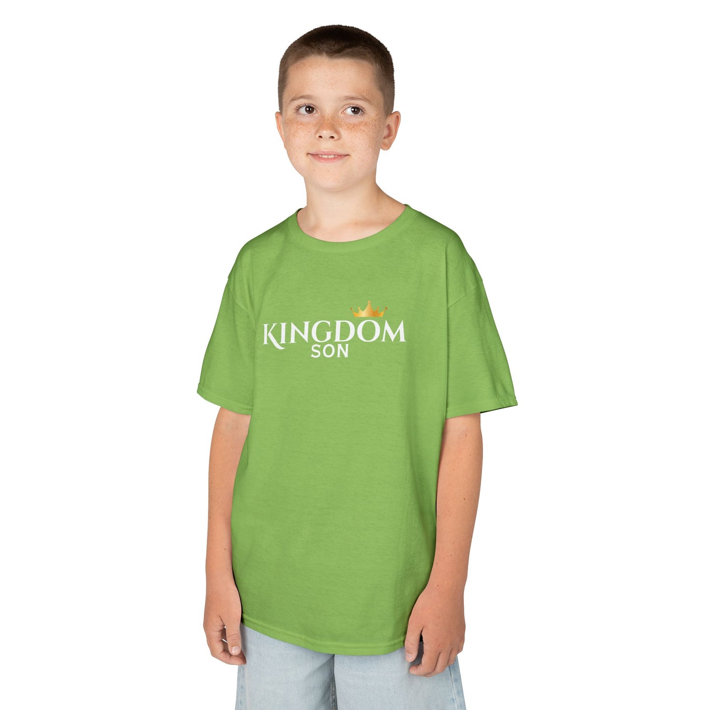 Kingdom Son Kids Tee — Crowned Christian Boys T-Shirt