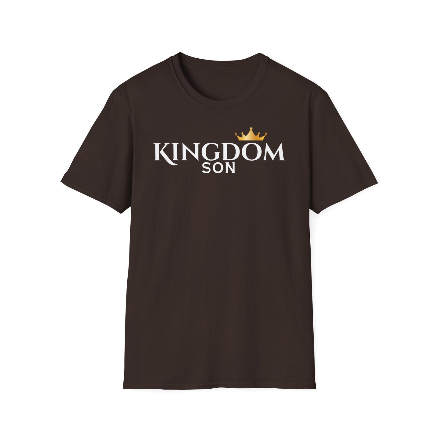 Gold Crown Minimalist T‑Shirt — Small Chest Crown Graphic Tee