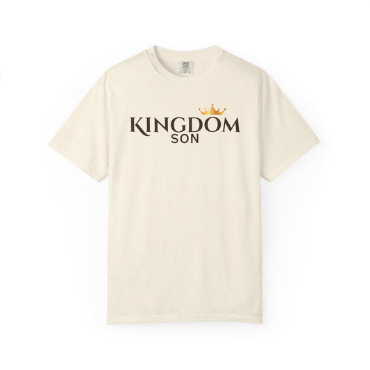 Kingdom Son T-Shirt — Faith-Based Christian Tee with Crown Graphic