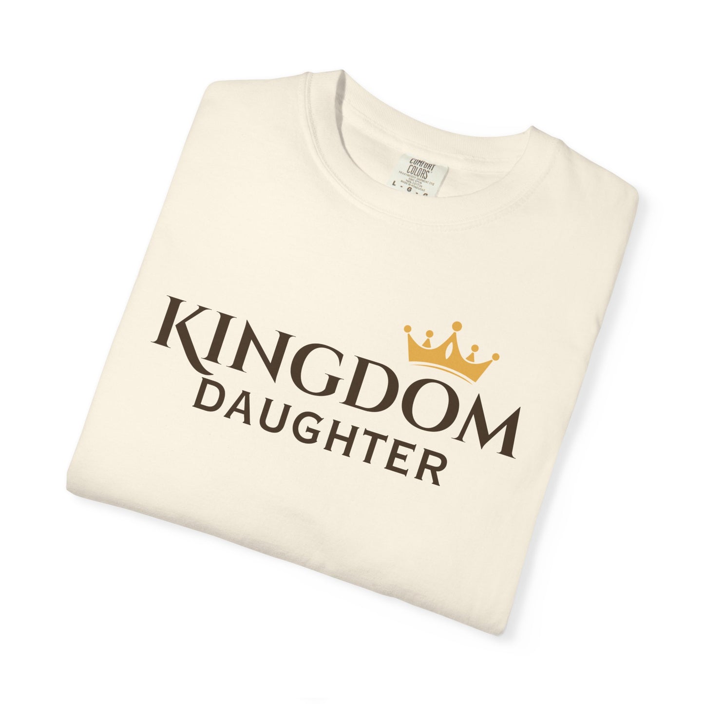Kingdom Daughter T-Shirt — Crowned Faith Tee for Christian Women
