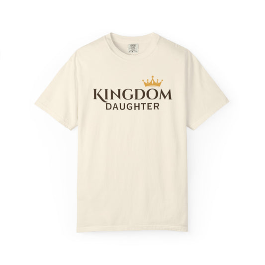 Kingdom Daughter T-Shirt — Crowned Faith Tee for Christian Women