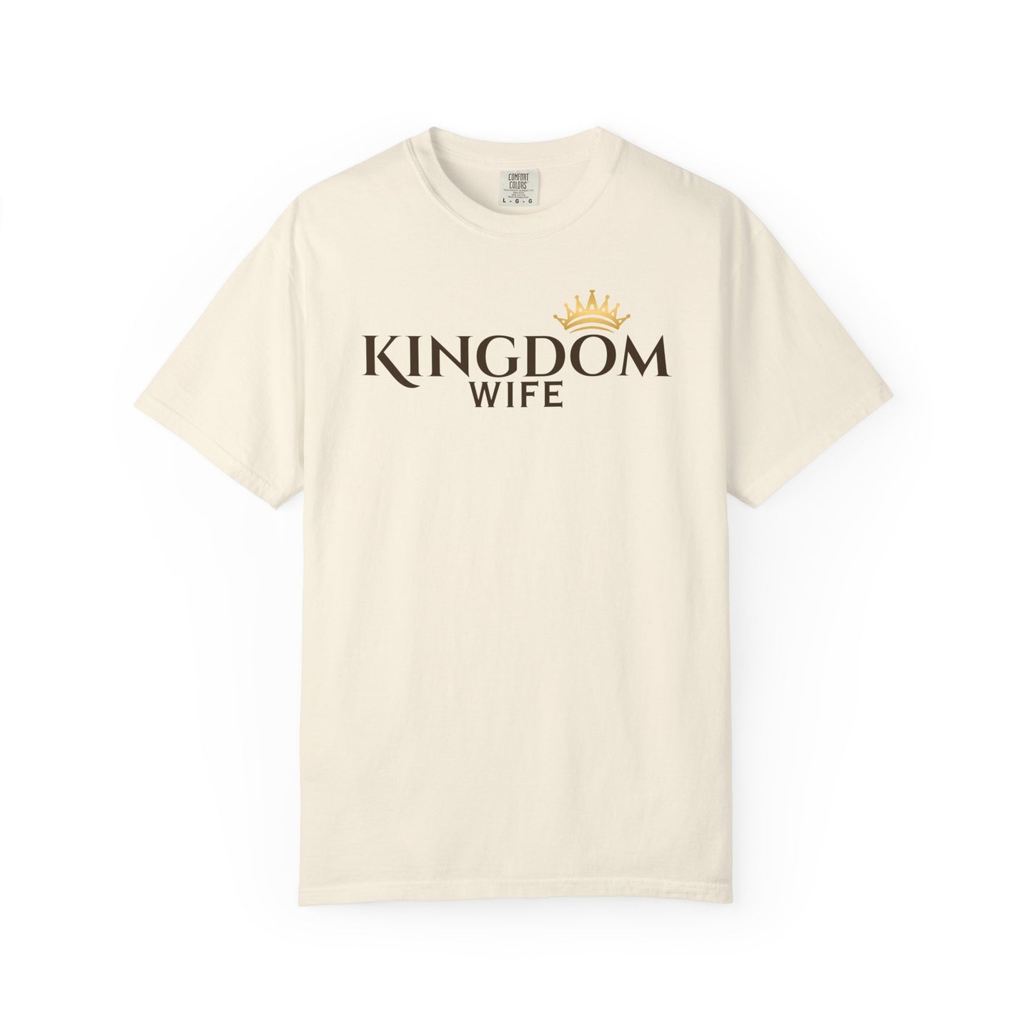 Kingdom Wife T-Shirt — Christian Wife Tee with Gold Crown-CA