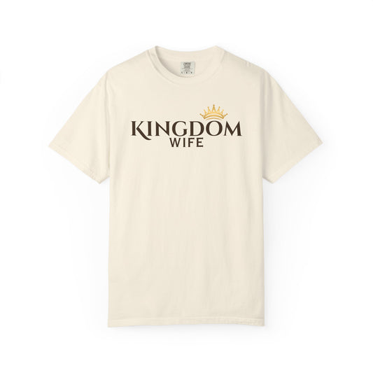 Kingdom Wife T-Shirt — Christian Wife Tee with Gold Crown-CA