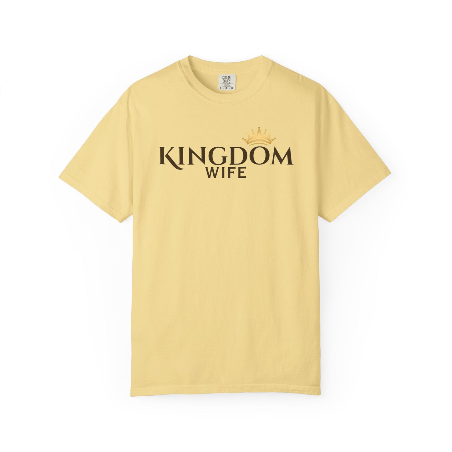 Kingdom Wife T-Shirt — Christian Wife Tee with Gold Crown-CA