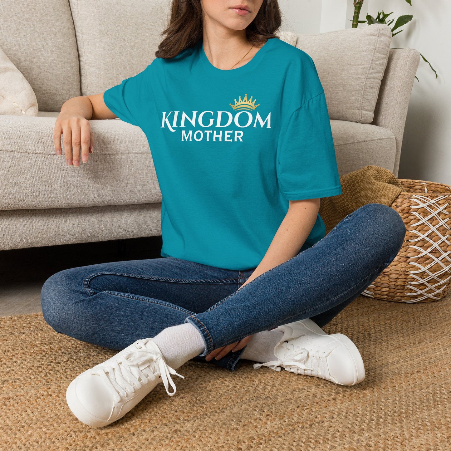 Kingdom Mother T-Shirt — Crowned Faith Mom Tee