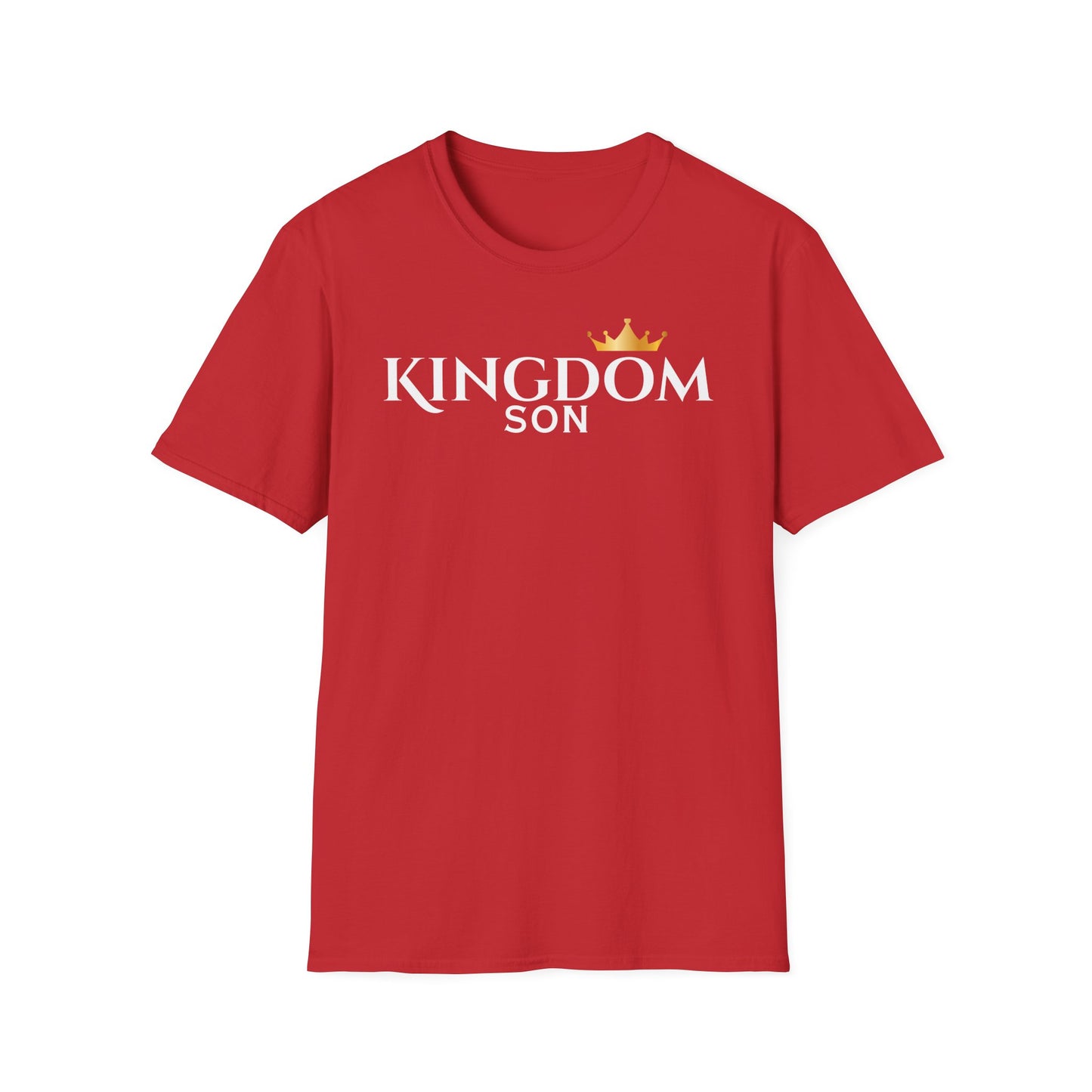Gold Crown Minimalist T‑Shirt — Small Chest Crown Graphic Tee
