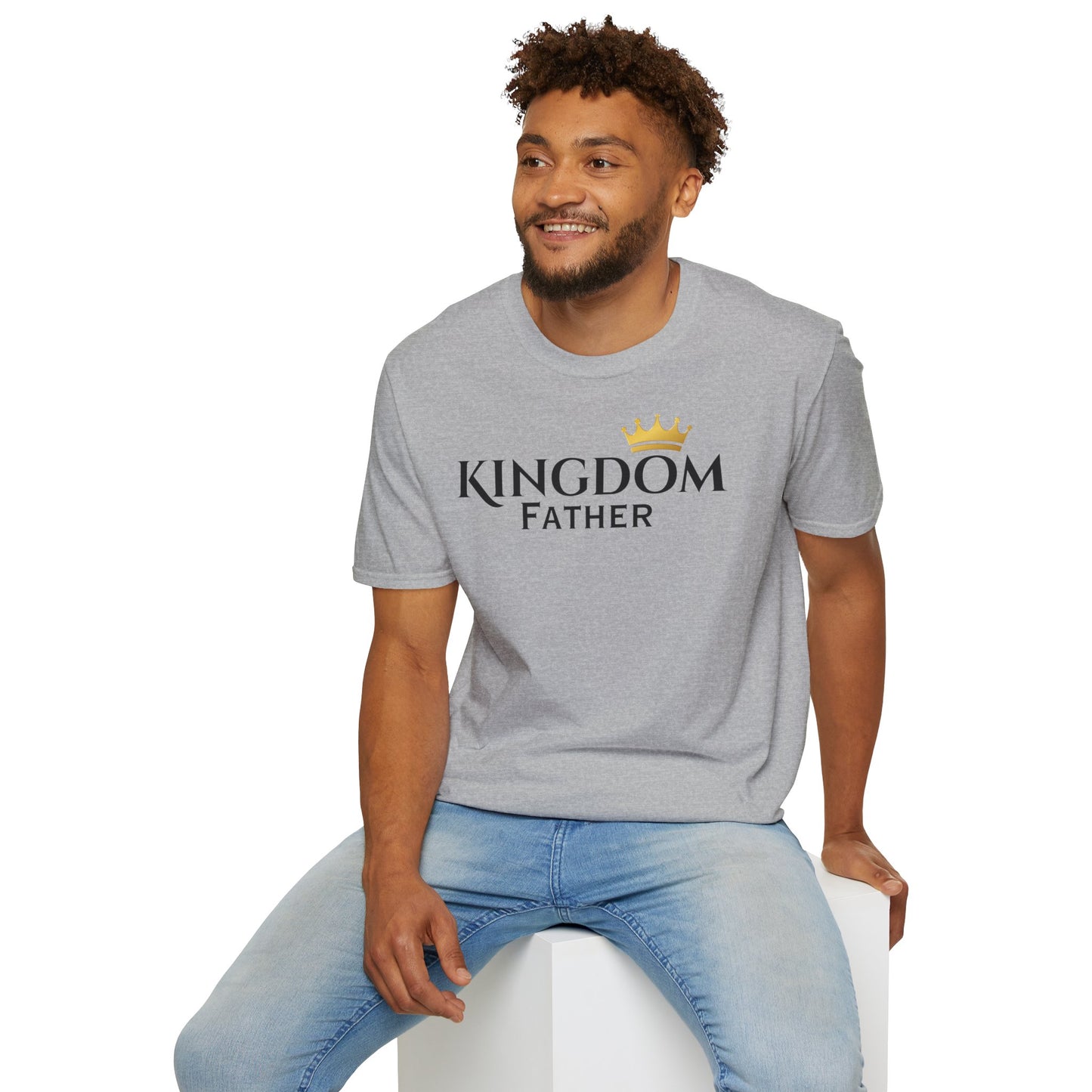 Kingdom Father T-Shirt — Crowned Faith Dad Tee