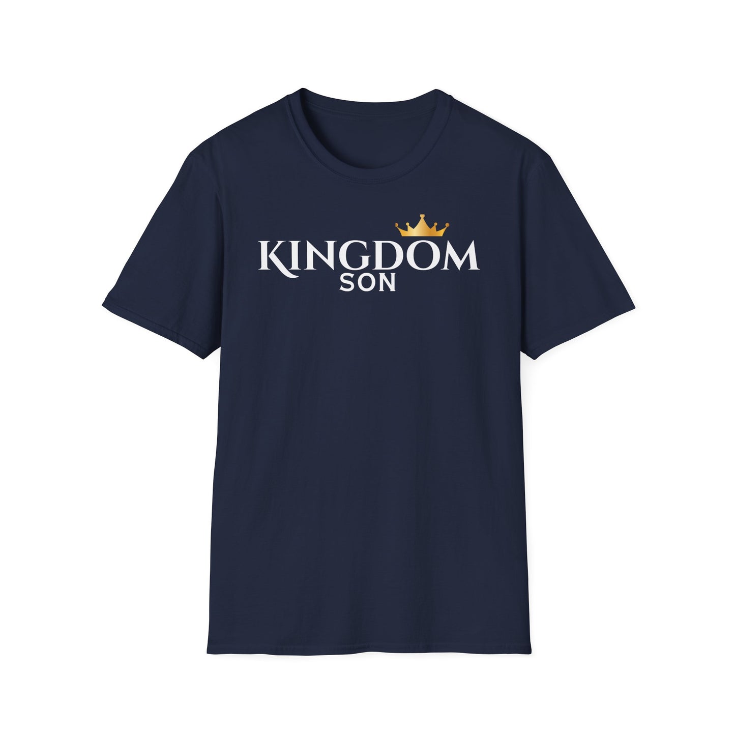 Gold Crown Minimalist T‑Shirt — Small Chest Crown Graphic Tee