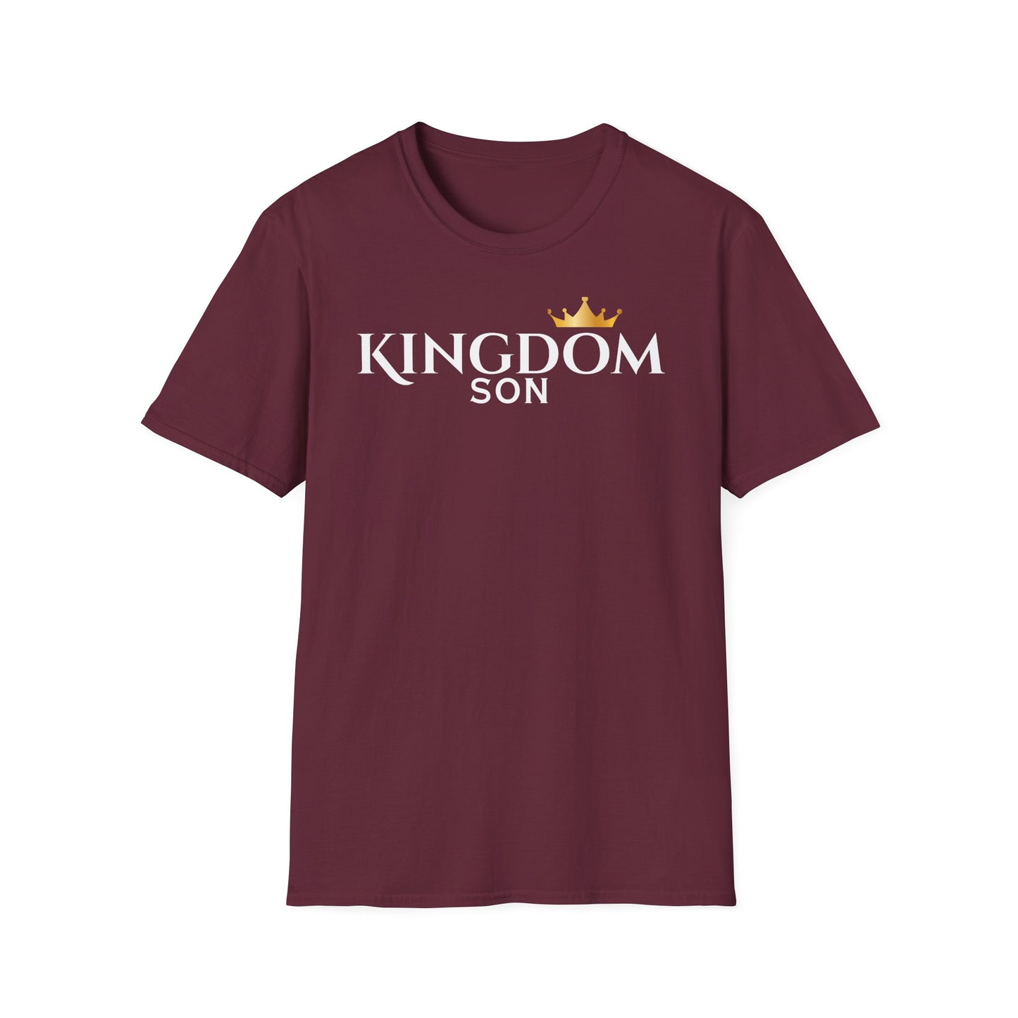 Gold Crown Minimalist T‑Shirt — Small Chest Crown Graphic Tee