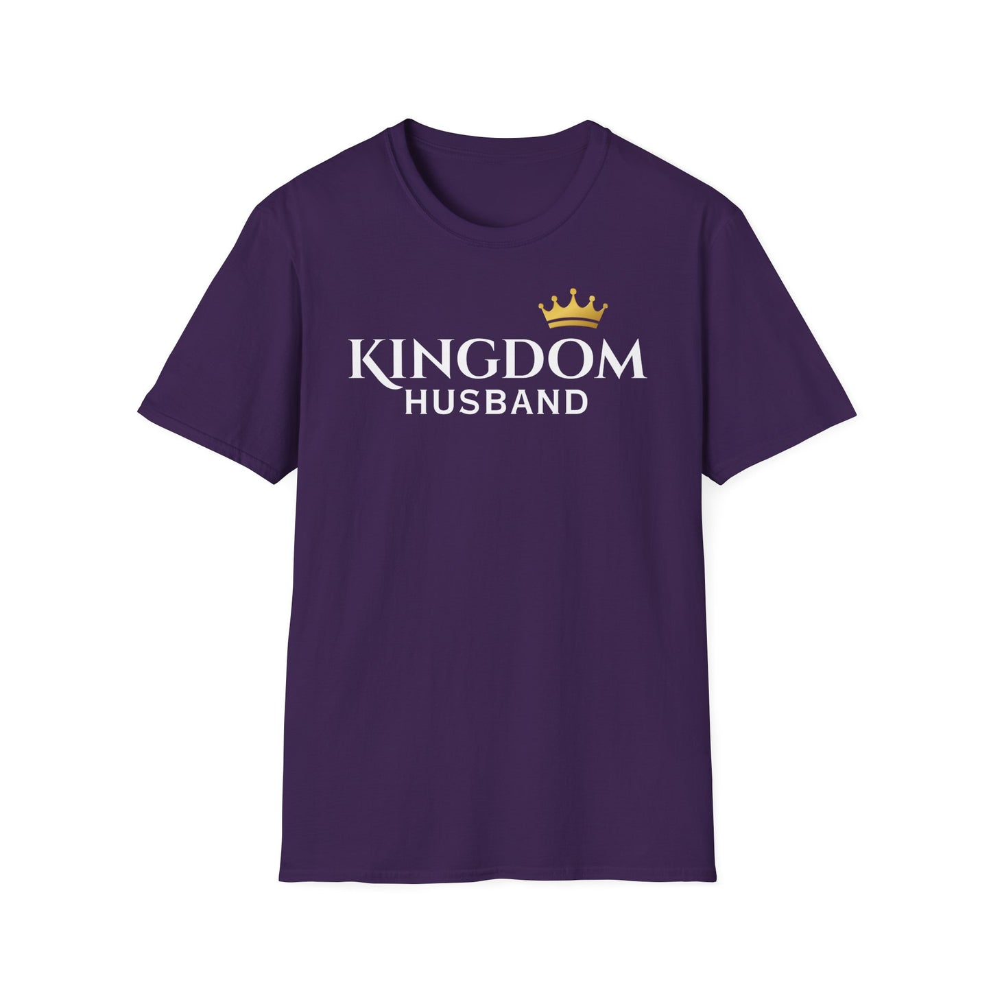 Kingdom Husband T-Shirt — Crown Graphic Faith-Based Tee for Christian Husbands