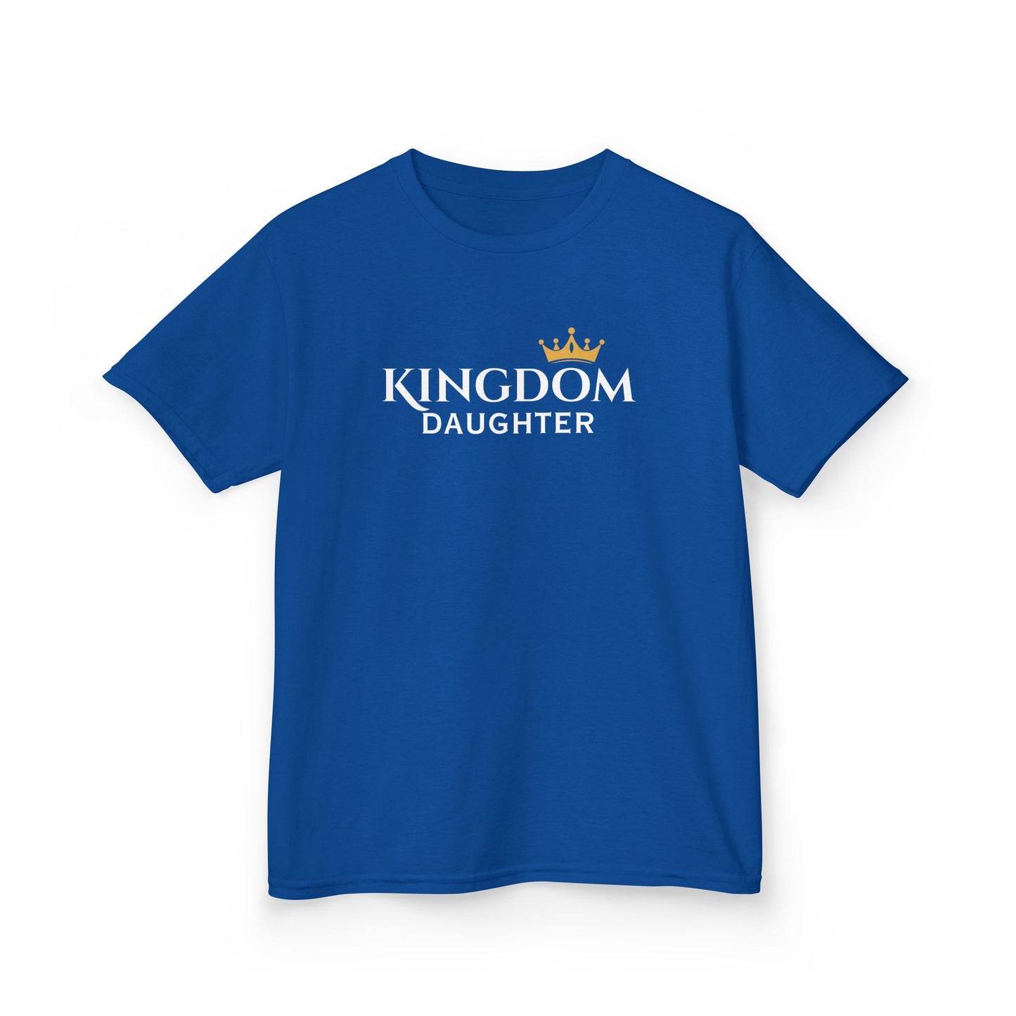 Kids Daughter Crown Tee — Little King/Queen Gold Crown Kids T‑Shirt