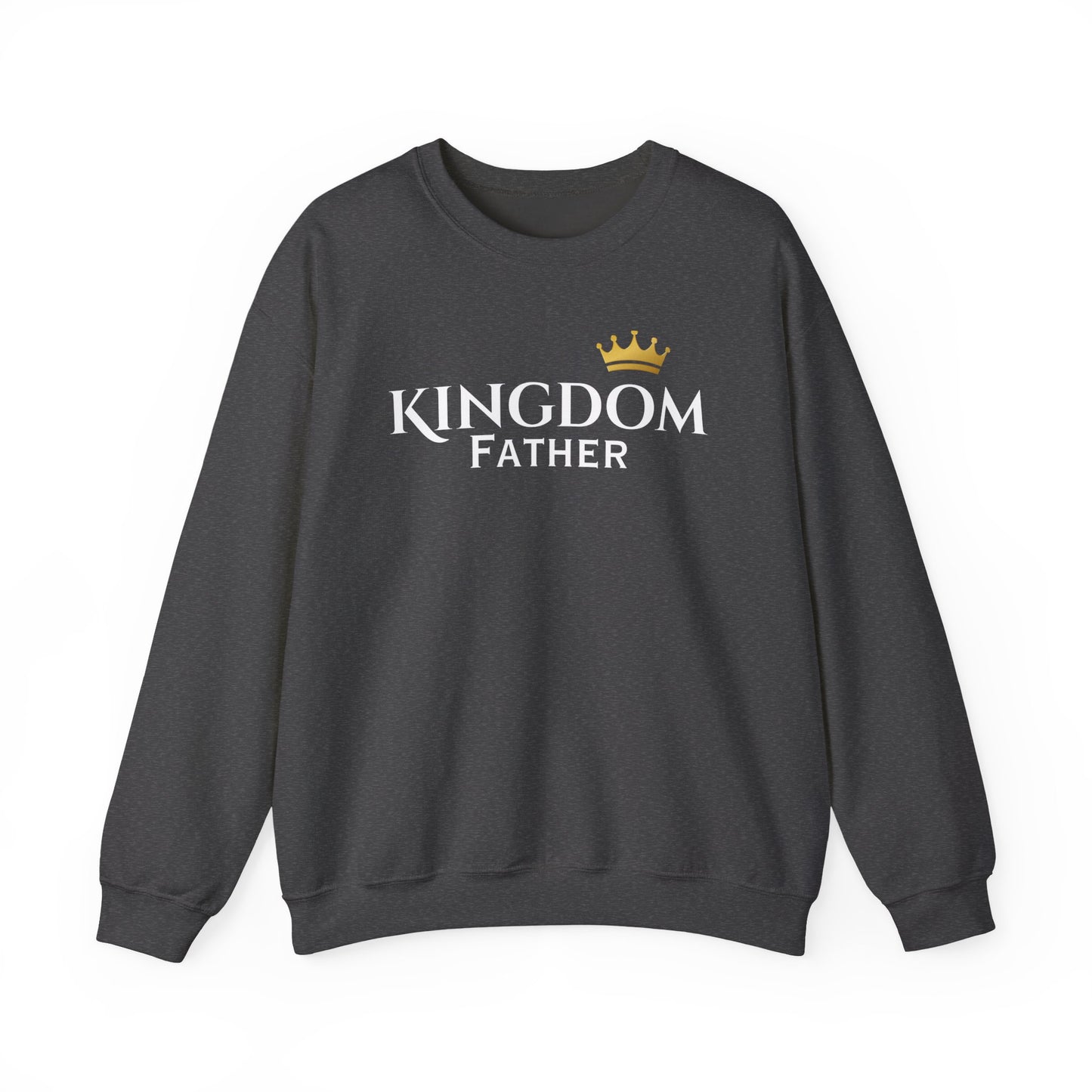 Kingdom Father Crown Emblem Crewneck Sweatshirt - Cozy Everyday Wear
