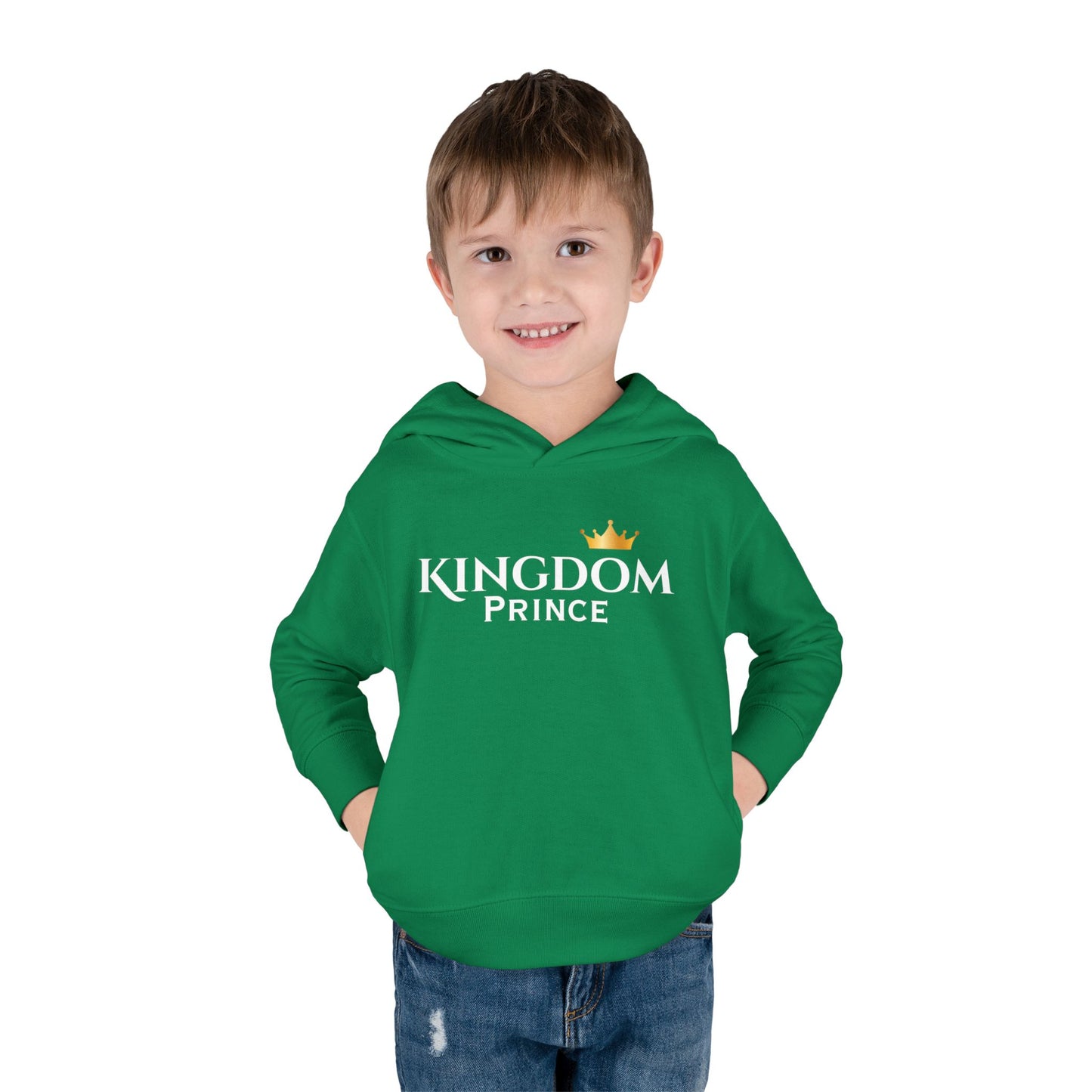 Toddler Crown Hoodie – Gold Mini Crown Pullover for Babies & Little Kids