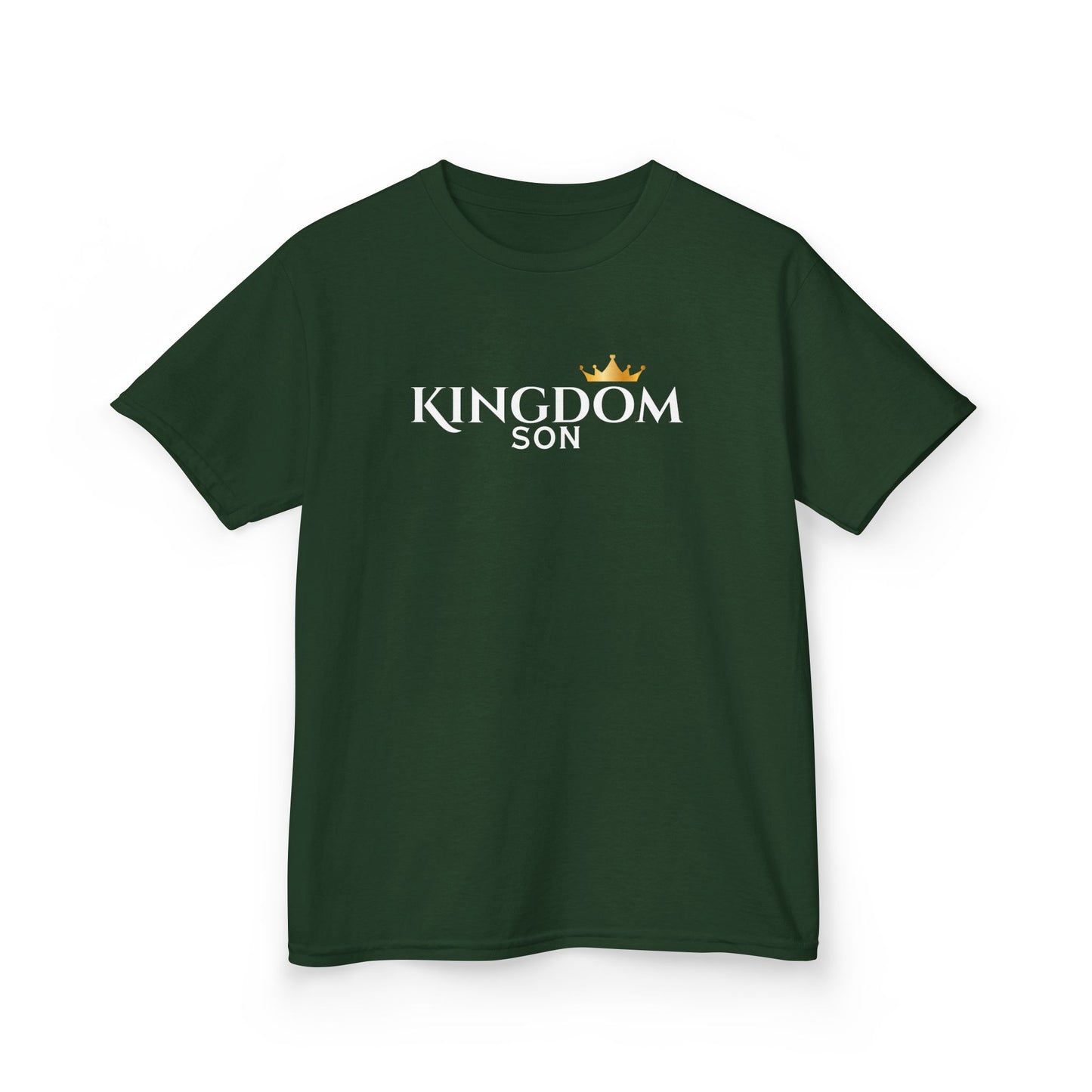 Kingdom Son Kids Tee — Crowned Christian Boys T-Shirt