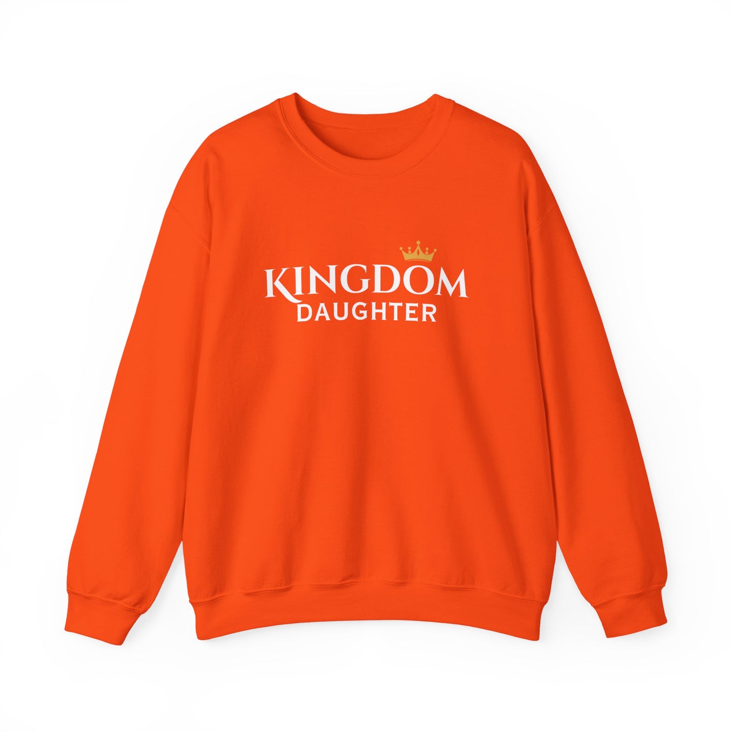 Kingdom Daughter Sweatshirt – Christian Faith Crown Crewneck